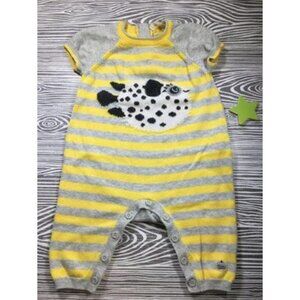 Bonnie Mob Pufferfish Romper 3-6M
